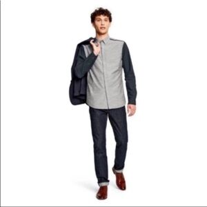 NWT 3.1 Philip Lim For Target 2 Tone Button Down